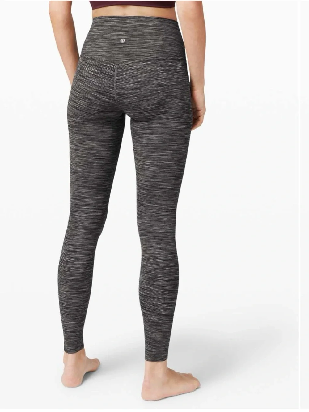 Lululemon Align Pant Wee Are From Space Dark Carbon Ice Grey Size